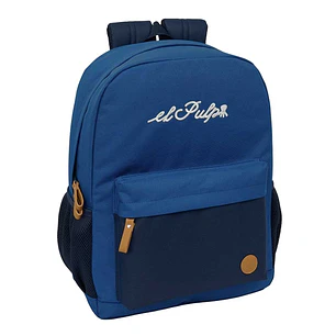 Safta el Pulpo Mochila - Adaptable a Carro - Bolsillo Frontal - Espalda Acolchada - Cremallera con Doble Tirador - Asa de Mano - Hombreras Ergonomicas