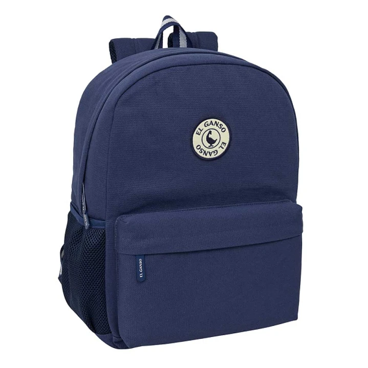 Safta el Ganso Jeans Mochila - Adaptable a Carro - Bolsillo Frontal - Espalda Acolchada - Cremallera con Doble Tirador - Asa de Mano - Hombreras Ergon 1