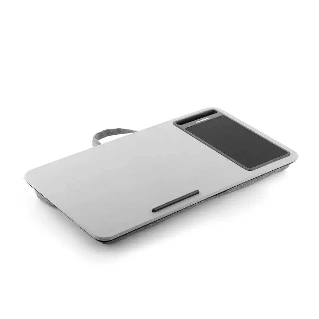 Innovagoods Deskion Soporte para Portatil con Cojin XL - Multifuncion - Antideslizante - Alfombrilla de Raton - Ranura para Smartphone - 57.5x30.5x5.8 1