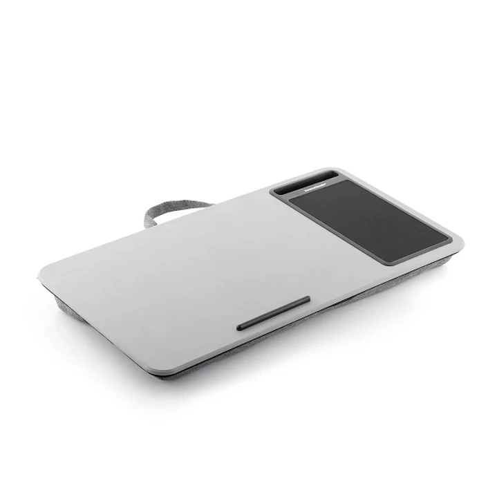 Innovagoods Deskion Soporte para Portatil con Cojin XL - Multifuncion - Antideslizante - Alfombrilla de Raton - Ranura para Smartphone - 57.5x30.5x5.8 1