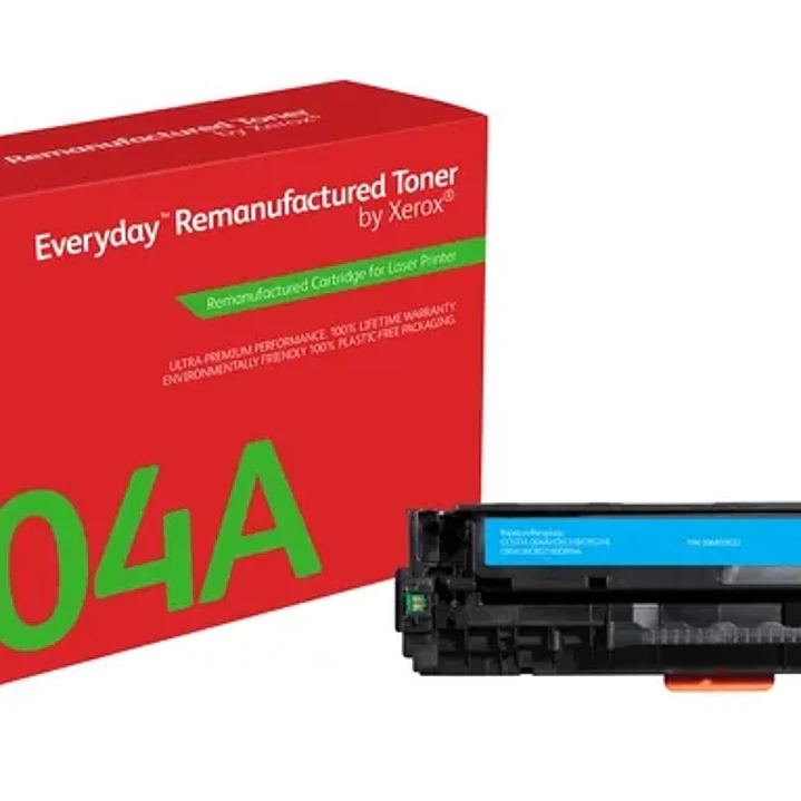 Xerox Everyday HP CC531A Cyan Cartucho de Toner Remanufacturado - Reemplaza 304A 1