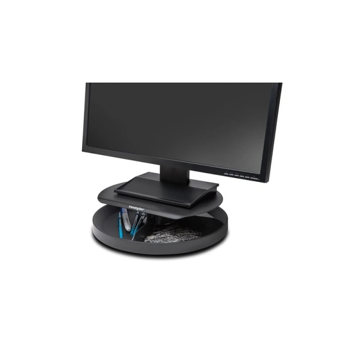 Kensington Smartfit Spin 2 Soporte Giratorio - Organizador Giratorio - Admite Monitores de hasta 18kg - Altura Ajustable - Color Negro 1