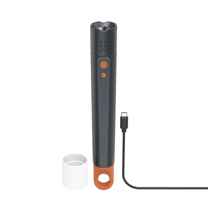 Hama Flx1200-C Linterna LED - Potencia 50W - 1200 Lumenes - Recargable - Bateria - IP44 - Color Gris 1