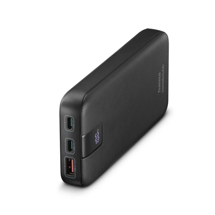 Hama Bateria Externa Powerbank 20000mAh - Polimero de Litio - USB-C - USB-A - Power Delivery - 3 Conexiones de Salida - Pantalla Digital - Indicador d 1
