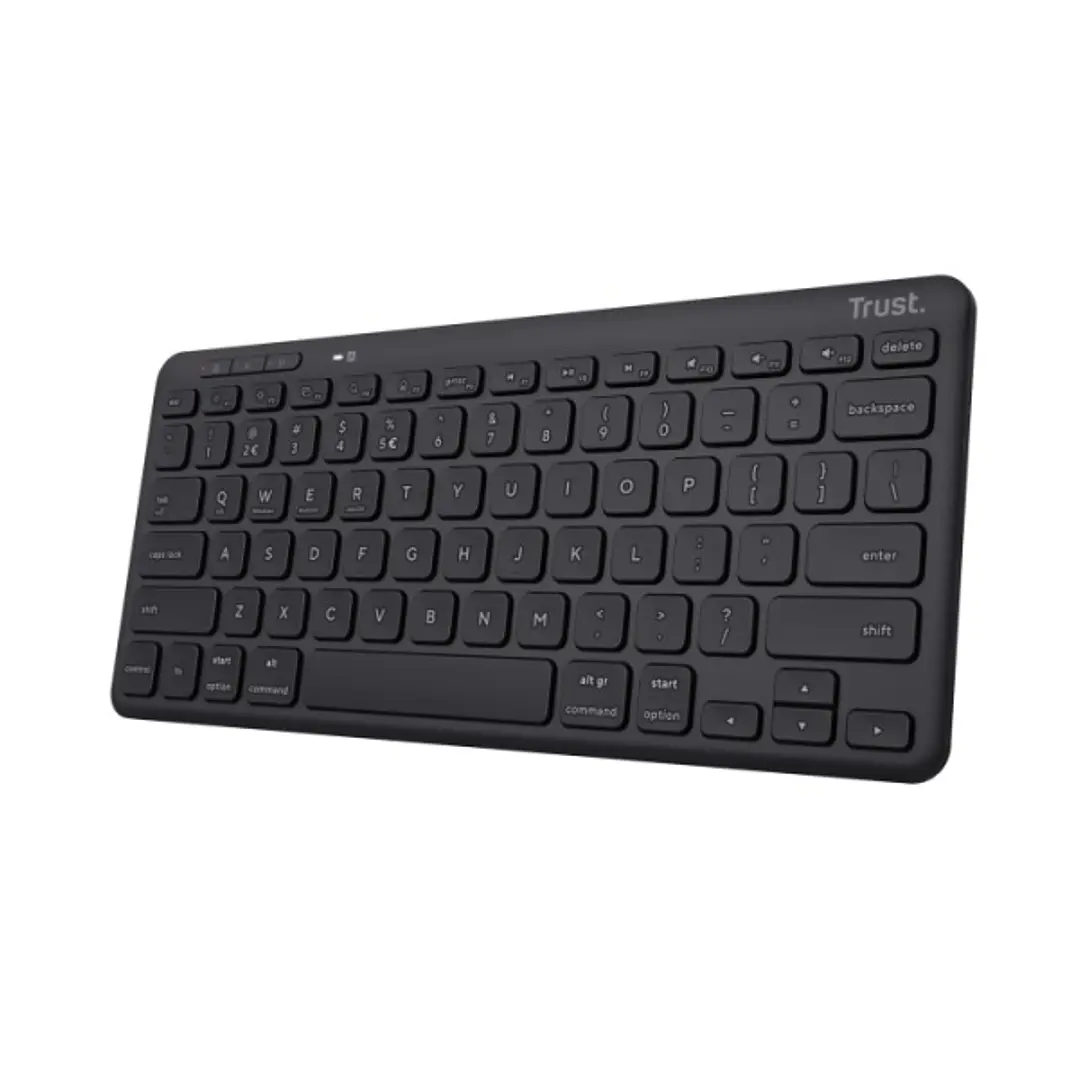 Trust Lyra Inalambrico Bluetooth 5.0 - Bateria Recargable - Hecho con Materiales Reciclados - Color Negro 1