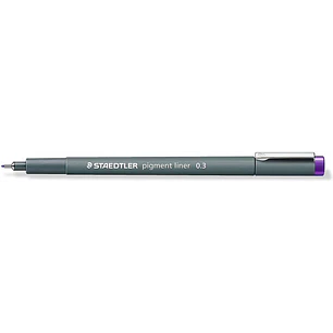 Staedtler Pigment Liner 308 Rotulador Calibrado - Trazo 0.3mm - Secado Rapido - Color Violeta