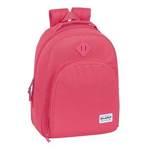 Safta Blackfit8 Fresa Mochila Adaptable a Carro - Tirador Doble - Bolsillo Frontal - Hombreras Ergonomicas - Espalda Acolchada - Asa Forrada - 20.1L -