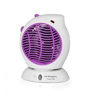 Orbegozo FH 5580 Calefactor Vertical Oscilante - Control de Temperatura Ajustable - Proteccion contra Sobrecalentamiento - Funcion de Calor Instantane