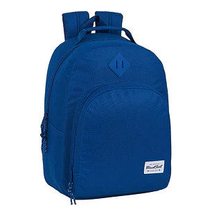 Safta Blackfit8 Oxford Mochila Adaptable a Carro - Tirador Doble - Bolsillo Frontal - Hombreras Acolchadas - Asa Forrada - 20.1L - 320x150x420mm - Col