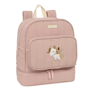 Safta Unicornio Mochila Guarderia - Isotermica - Asas de Mano - Compartimento Termo en Base - Tarjeta de Identificacion - Compatible con Carrito - 7.2