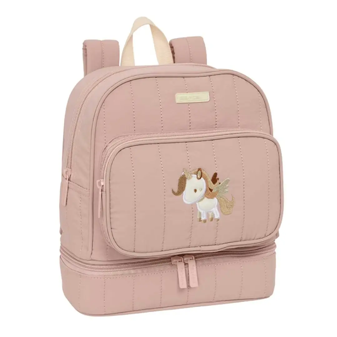 Safta Unicornio Mochila Guarderia - Isotermica - Asas de Mano - Compartimento Termo en Base - Tarjeta de Identificacion - Compatible con Carrito - 7.2 1