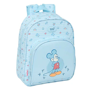Safta Mickey Mouse Baby Mochila Infantil - Adaptable a Carro - Portabotellas - Hombreras Ergonomicas - Bolsillo Frontal - Asa Superior para Manejo - 9
