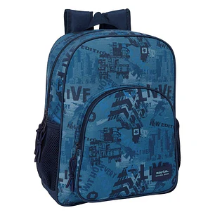Safta New Edition Mochila - Adaptable a Carro - Bolsillos Laterales - Doble Tirador - Hombreras Acolchadas - Bolsillo Frontal - Asa Superior - 15L - 3