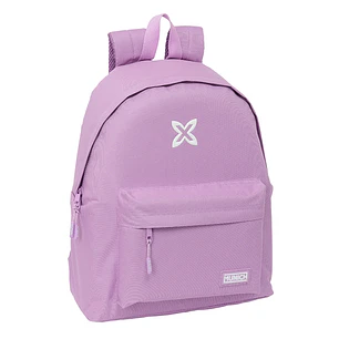 Safta Munich Basicos Lila Mochila - Bolsillo Frontal - Hombreras Acolchadas - Espalda Ergonomica - Doble Tirador - Asa Superior - 20.8L - 330x150x420m