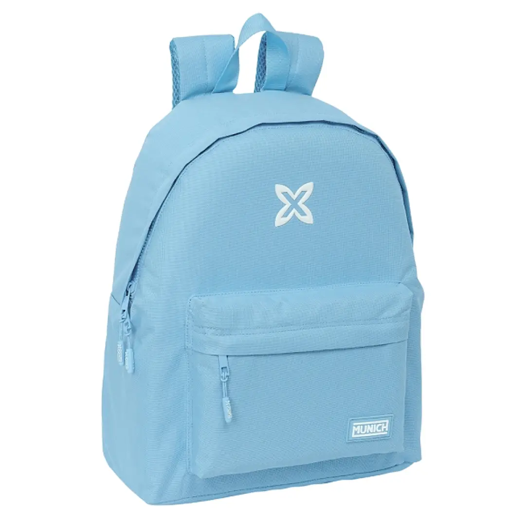 Safta Munich Basicos Mochila - Bolsillo Frontal - Hombreras Acolchadas - Espalda Ergonomica - Doble Tirador - Asa Superior - 20.8L - 330x150x420mm - C 1