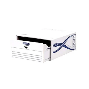 Fellowes Bankers Box Basic Pack de 5 Cajones Archivadores - Carton Reciclado Certificacion FSC