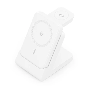 Aisens Cargador Inalambrico 15W - USB-C - Protocolo Qi - Moviles, Apple Watch y Auriculares - Powerbank - Proteccion Contra Sobretension, Sobretempera