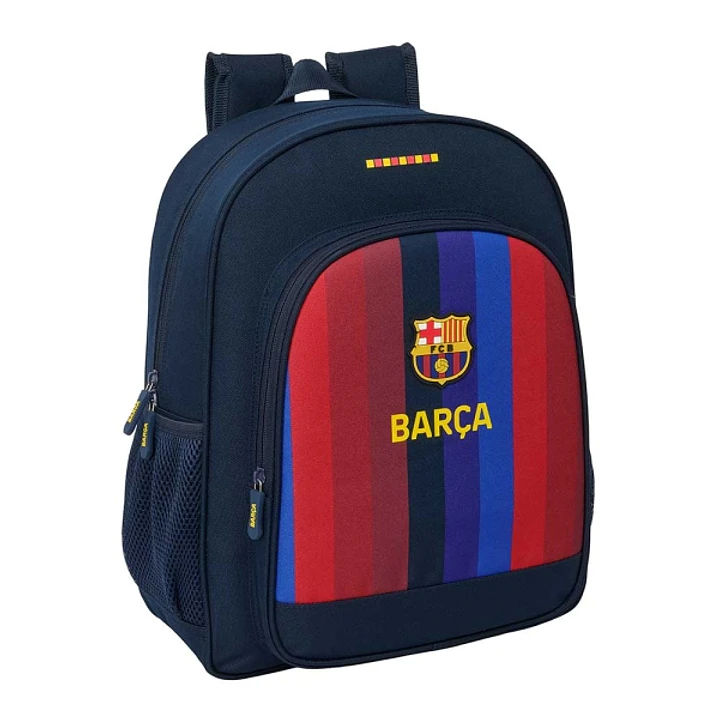 Safta F.C.Barcelona 1ª Equipacion 26/27 Mochila - 15L - Adaptable a Carro - Bolsillo Frontal - Portabotellas - Cremallera con Doble Tirador - Asa - Es 1