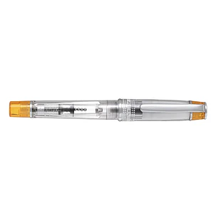 Pilot Prera Pluma Estilografica - Cuerpo Transparente - Incluye Convertidor y Cartucho de Tinta - Color Naranja