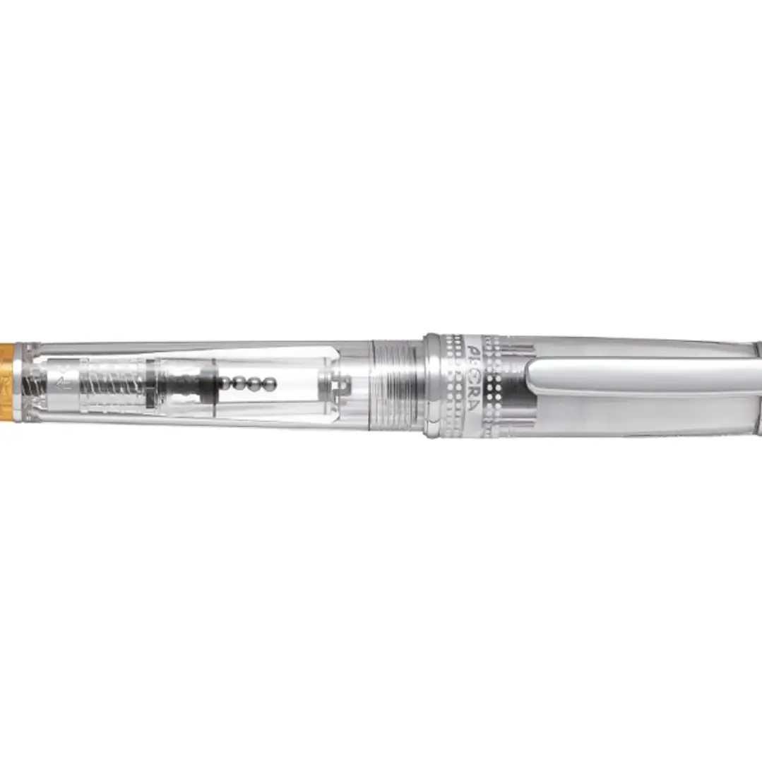 Pilot Prera Pluma Estilografica - Cuerpo Transparente - Incluye Convertidor y Cartucho de Tinta - Color Naranja 1