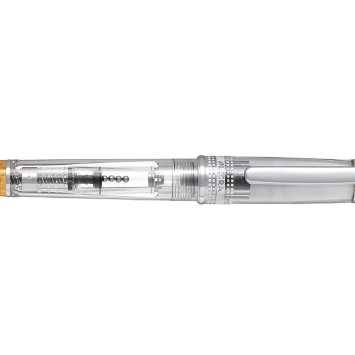 Pilot Prera Pluma Estilografica - Cuerpo Transparente - Incluye Convertidor y Cartucho de Tinta - Color Naranja 1