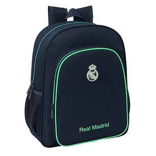 Safta Real Madrid 2ª Equipacion 25/26 Mochila - Adaptable a Carro - Portabotellas - Tirador Doble - Hombreras Acolchadas - Bolsillo Frontal - Asa de M