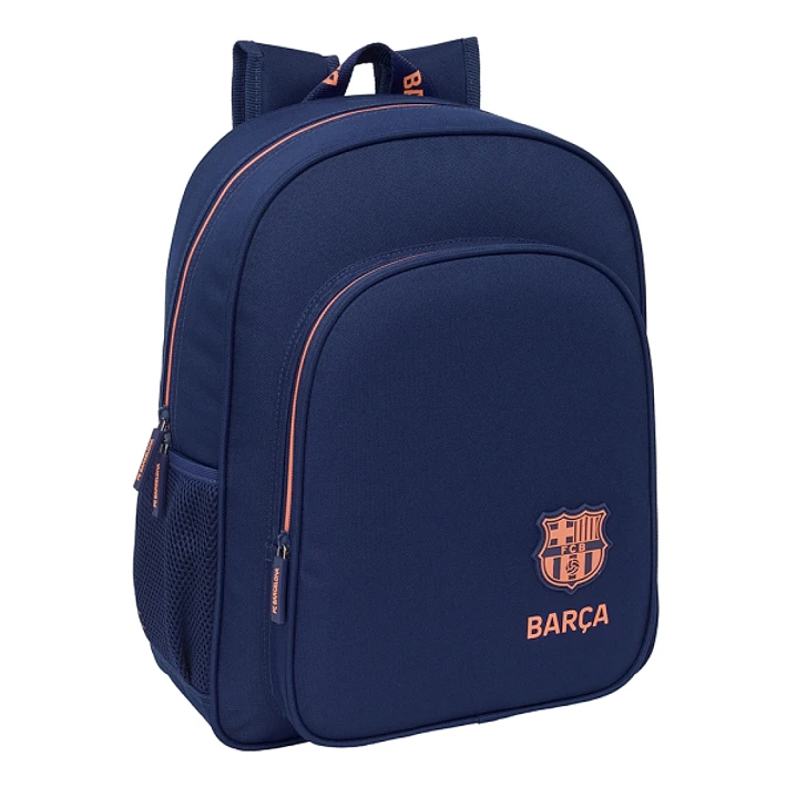 Safta F.C.Barcelona 2ª Equipacion Mochila - Adaptable a Carro - Bolsillos Laterales - Doble Tirador - Hombreras Acolchadas - Bolsillo Frontal - Asa de 1