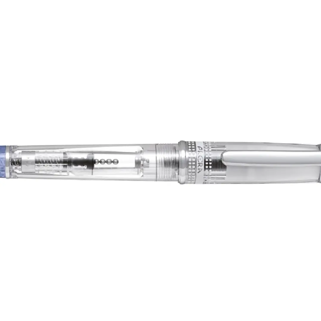 Pilot Prera Pluma Estilografica - Cuerpo Transparente - Incluye Convertidor y Cartucho de Tinta - Color Azul 1