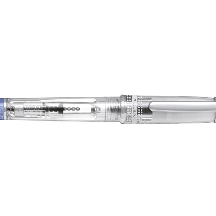 Pilot Prera Pluma Estilografica - Cuerpo Transparente - Incluye Convertidor y Cartucho de Tinta - Color Azul 1