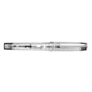 Pilot Prera Pluma Estilografica - Cuerpo Transparente - Incluye Convertidor y Cartucho de Tinta - Color Negro