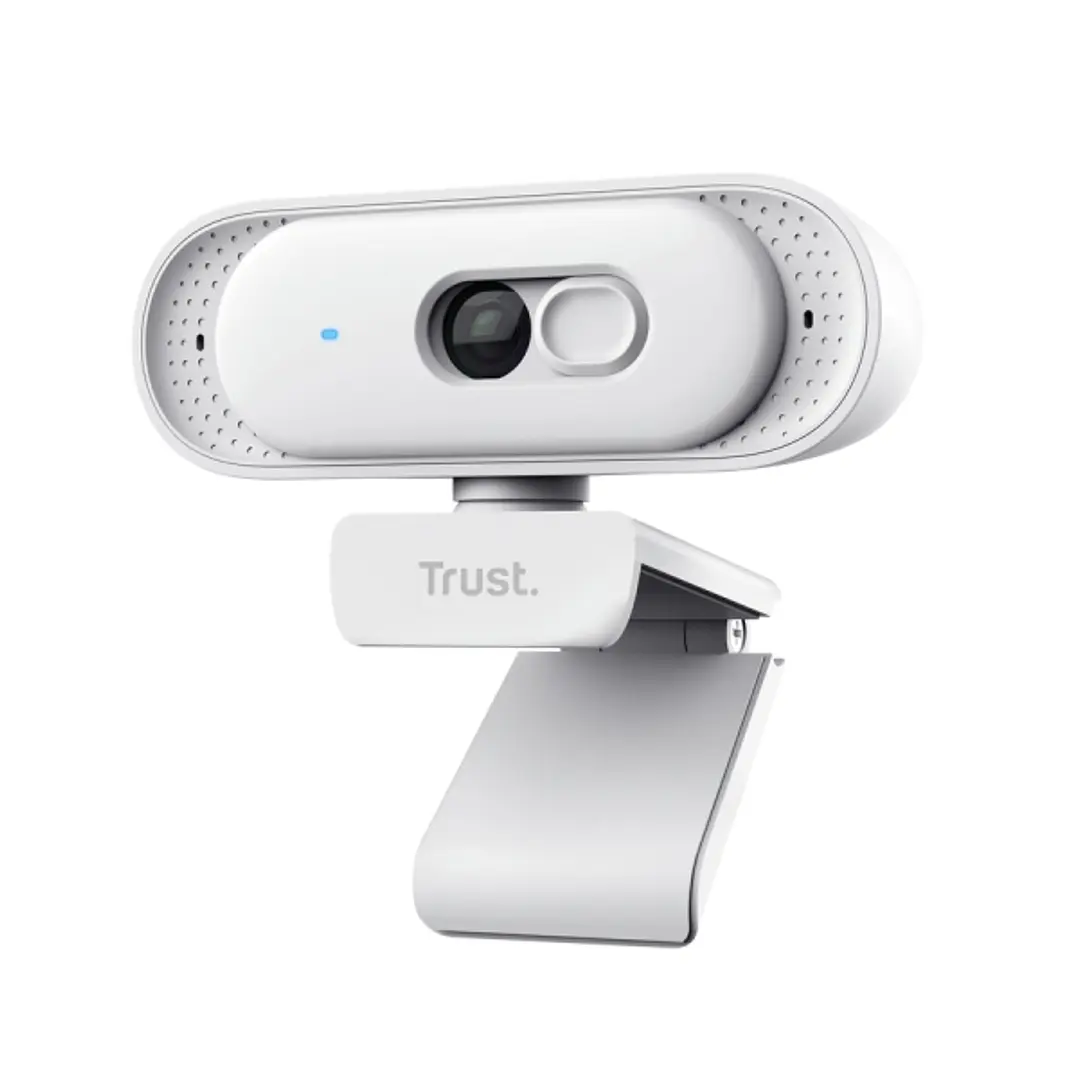 Trust Tomar Webcam QHD 2K - Cable 2m - Microfono Incorporado - Balance de Blancos Automatico - Modo de Privacidad - Rosca 1/4