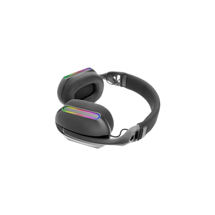 Mars Gaming MHW-PRO Auriculares Gaming Bluetooth 5.3 - Sonido 3D Envolvente 7.1 - Controles Integrados - Microfono Dual - Iluminacion ARGB - 76x200x18 1