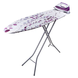 Orbegozo TP 2000 Tabla de Planchar Ergonomica - Rejilla de Acero Resistente - Altura Ajustable - Funda de Algodon - Muleton de Felpa de 7mm - Facil de
