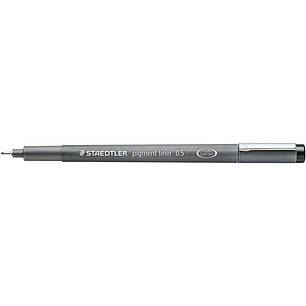 Staedtler Pigment Liner 308 Rotulador Calibrado - Trazo 0.5mm - Secado Rapido - Color Negro