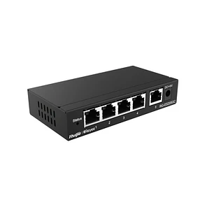 Ruijie RG-ES205GC Switch de Sobremesa - 5 Puertos Ethernet hasta 1Gbps - Vlan - Dhcp Snooping para Seguridad Avanzada - Gestion Remota con la Nube - C