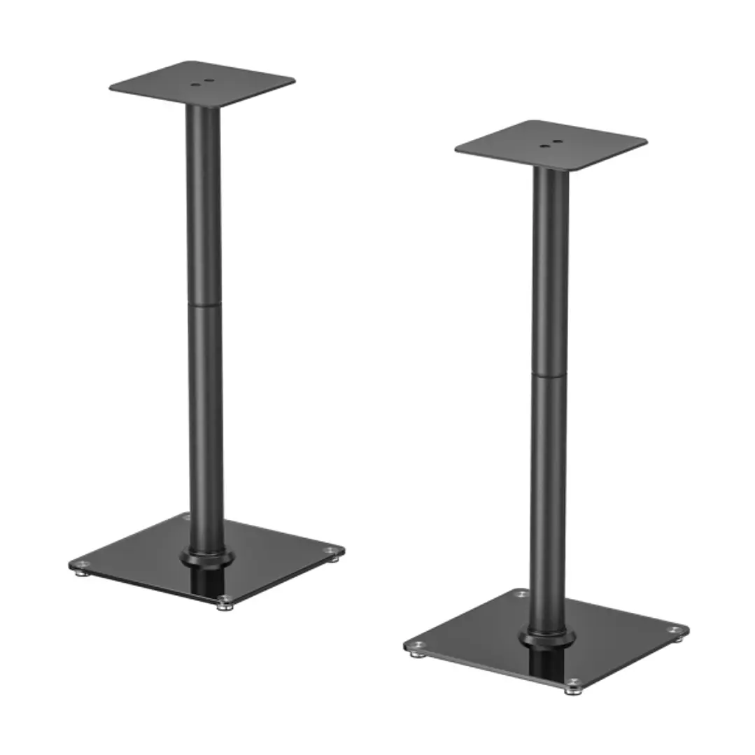 Aisens Pack Soporte Universal de Suelo para Altavoces - Carga Max. 25Kg - Altura 76.5cm - Color Negro 1