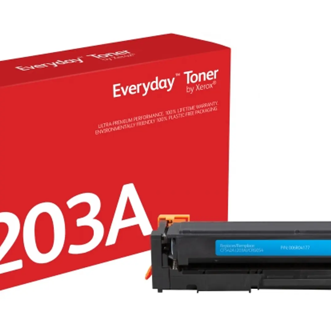 Xerox Everyday HP CF541A Cyan Cartucho de Toner Generico - Reemplaza 203A 1