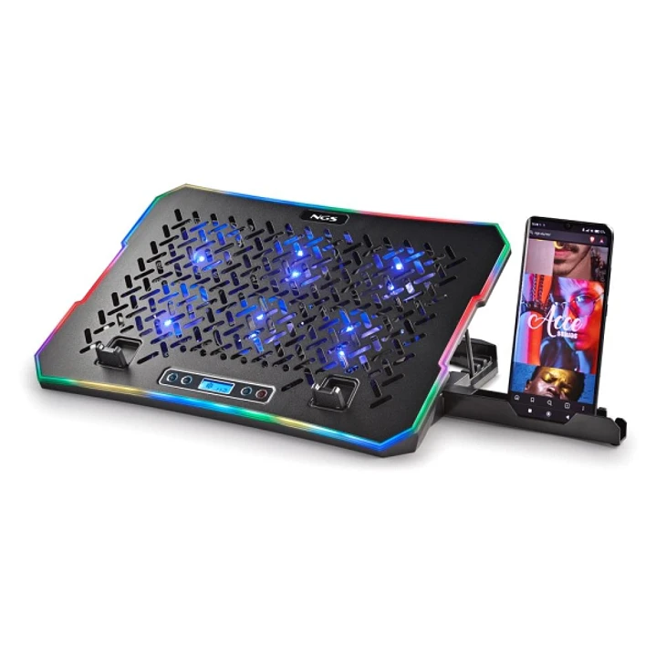 NGS HeroStand Base de Refrigeracion para Portatil Hasta 15.6