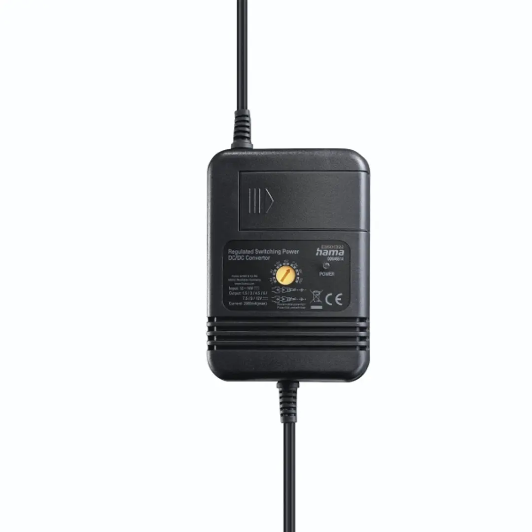 Hama Fuente de Alimentacion para Coche 24W - Voltaje Variable - Color Negro 1