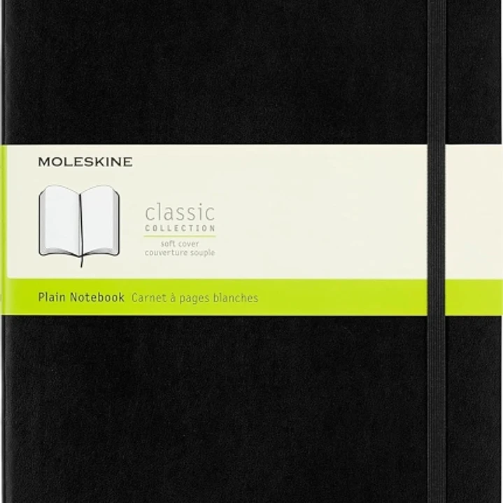 Moleskine Classic Libreta de Tapa Blanda - Papel Marfil Liso - 70g/m2 - Apertura 180º - Esquinas Redondeadas - Marcapaginas - Bolsillo Interior Extens 1