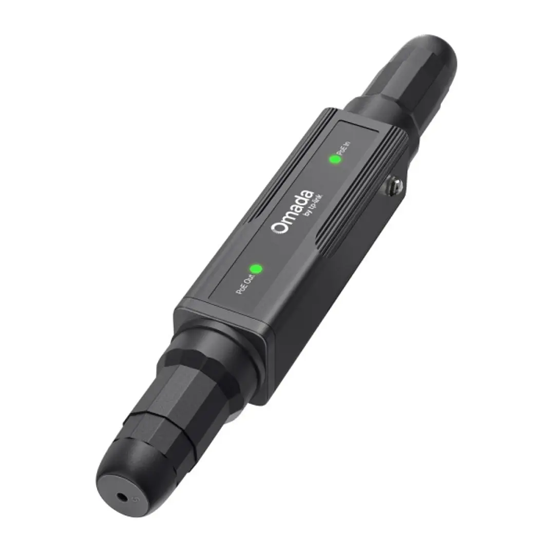 TP-Link Omada POE20E-Outdoor Extensor PoE+ - 30W - Velocidad hasta 1Gbps - IP68 - Plug and Play - Proteccion contra Rayos - Color Negro 1