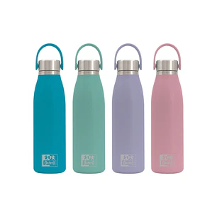 Oxford Runbott Touch Botella Termo 50cl - Recubrimiento Ceramico Interior - Mantiene la Temperatura por Horas - Diseño Surtido