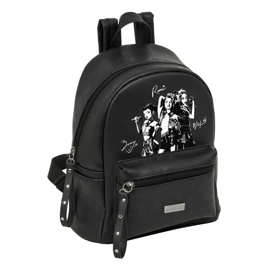 Safta K-Pop Demon Hunters Spirit Mini Mochila - Bolsillo Frontal y Lateral - Cremallera - Hombreras Ajustables - Asa Superior - Compacta y Ligera - 24 1