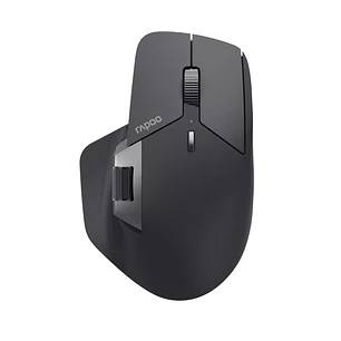 Rapoo MT760LW Raton Inalambrico - Tamaño Compacto - Bluetooh y 2.4GHz - 4000 DPI - Bateria Recargable Ecologica - Color Negro