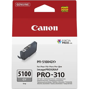 Canon PFI5100 Gris Cartucho de Tinta Original - PFI5100GY/6959C001