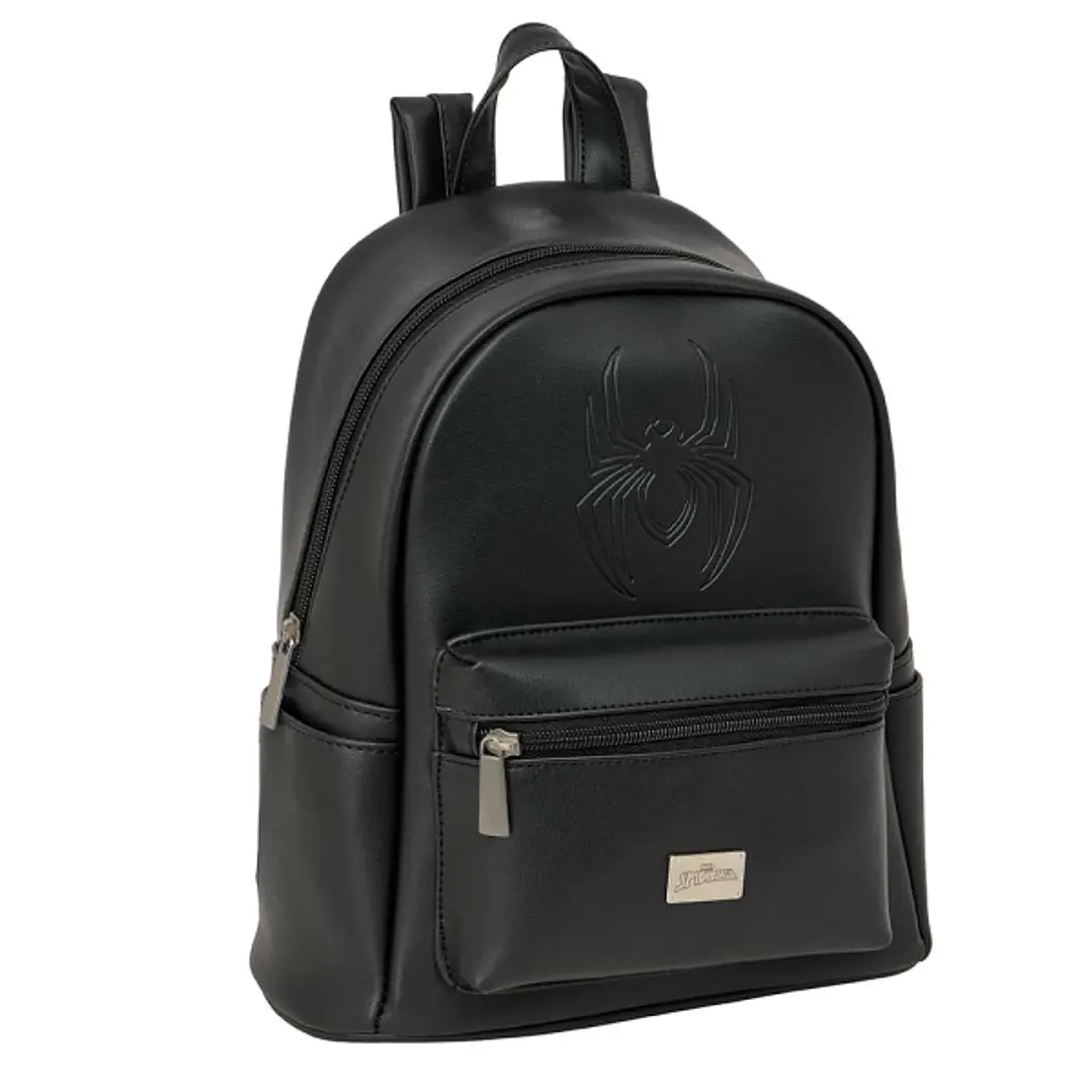 Safta Spider-Man Mini Mochila - Cremallera - Bolsillo Frontal - Bolsillo Lateral - Interior Forrado - Hombreras Ajustables - Asa Superior - 9L - 240x1 1