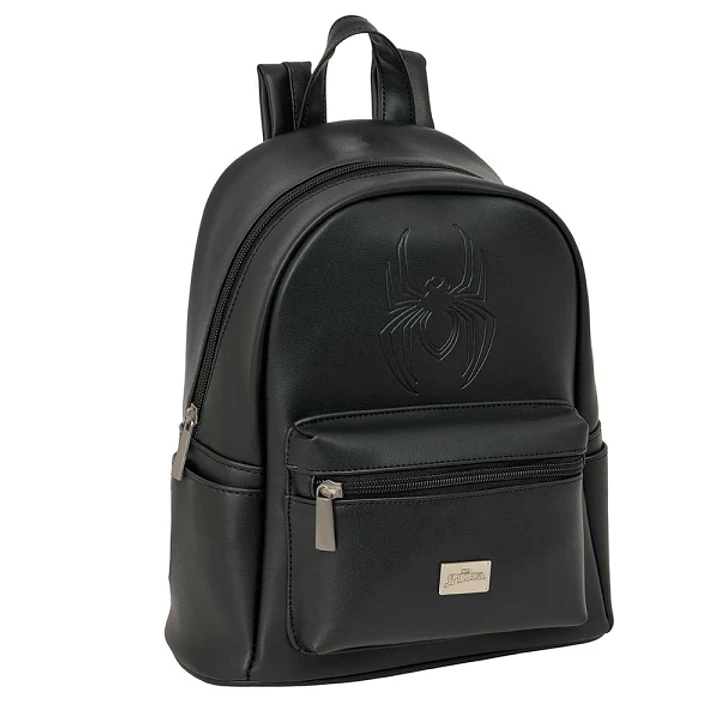 Safta Spider-Man Mini Mochila - Cremallera - Bolsillo Frontal - Bolsillo Lateral - Interior Forrado - Hombreras Ajustables - Asa Superior - 9L - 240x1 1