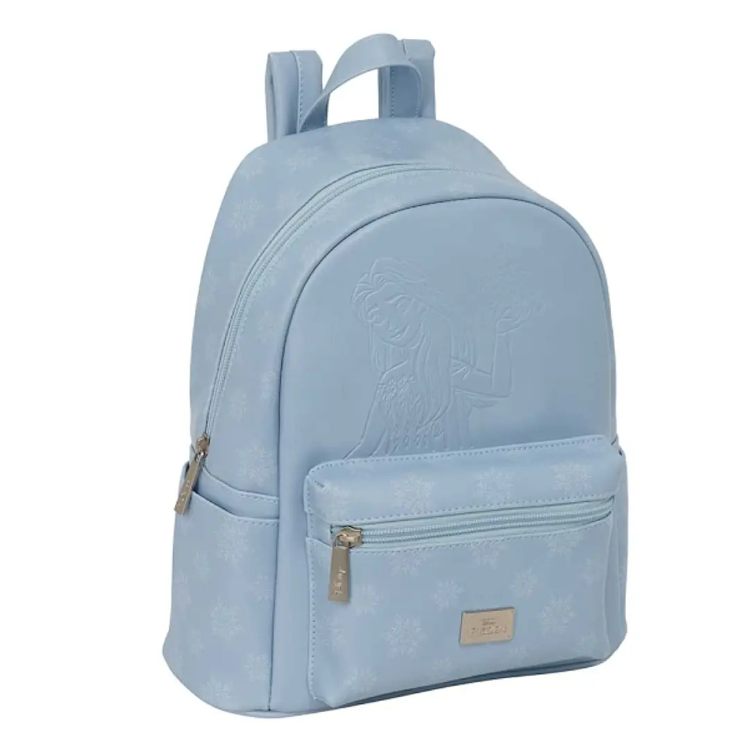 Safta Frozen Mini Mochila - Bolsillo Frontal - Cremalleras con Doble Tirador - Bolsillo Lateral - Interior Forrado - Hombreras Ajustables - Asa Superi 1