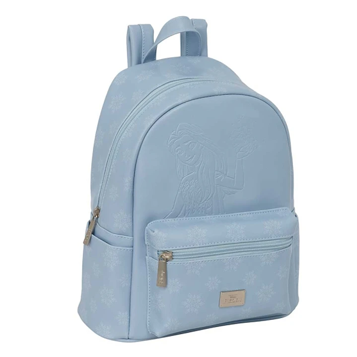 Safta Frozen Mini Mochila - Bolsillo Frontal - Cremalleras con Doble Tirador - Bolsillo Lateral - Interior Forrado - Hombreras Ajustables - Asa Superi 1