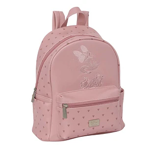 Safta Minnie Mouse Mini Mochila - Bolsillo Frontal - Bolsillo Lateral - Interior Forrado - Hombreras Ajustables - Asa Superior - 9L - 240x120x280mm - 